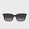 Schwarze rechteckige Sonnenbrille Ralph Lauren 0Ra5287 für Damen