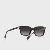 Schwarze rechteckige Sonnenbrille Ralph Lauren 0Ra5287 für Damen