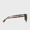 Schwarze rechteckige Sonnenbrille Ralph Lauren 0Ra5287 für Damen