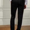 Schwarze Smokinghose „Gregory“ aus Barathea-Wolle für Herren von Ralph Lauren