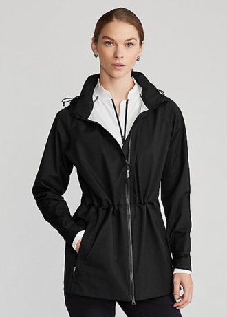 Schwarze wasserabweisende Jacken von Ralph Lauren für Damen