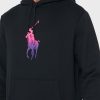 Schwarzer Ralph Lauren Grafik-Hoodie für Herren
