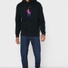 Schwarzer Ralph Lauren Grafik-Hoodie für Herren