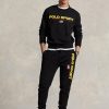 Schwarzes Fleece-Sweatshirt für Herren von Ralph Lauren Polo Sport