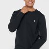 Schwarzes Ralph Lauren Essential Sweatshirt für Herren