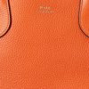 Sunset Orange Damen Ralph Lauren Reversible Leder Medium Bellport Tote Bags