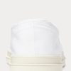 Weiß / Marineblau Ralph Lauren Essence 100 Canvas Cap-Toe Sneakers für Herren