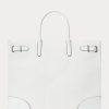 Weiß/Weiß Damen Ralph Lauren Eyelet Canvas Große Devyn Tragetaschen
