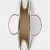 Weiß/Weiß Damen Ralph Lauren Eyelet Canvas Große Devyn Tragetaschen