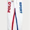 Weiße Fleecehose im Farbblockdesign von Ralph Lauren Polo Sport für Herren