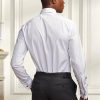 Weiße formelle Popeline-Hemden von Ralph Lauren Keaton für Herren