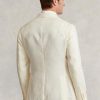 Weiße Herren-Anzugsakko aus weichem Leinen von Ralph Lauren Polo
