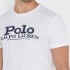 Weiße Herren Ralph Lauren Brust-Logo T-Shirts