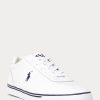 Weiße Herren-Sneakers „Hanford“ von Ralph Lauren aus Leder
