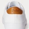 Weiße Herren-Sneakers „Longwood“ von Ralph Lauren aus Leder