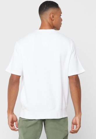 Weiße Herren-T-Shirts mit Rundhalsausschnitt und Logo von Ralph Lauren