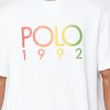 Weiße Herren-T-Shirts mit Rundhalsausschnitt und Logo von Ralph Lauren