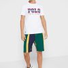 Weiße Herren-T-Shirts mit Rundhalsausschnitt und Logo von Ralph Lauren