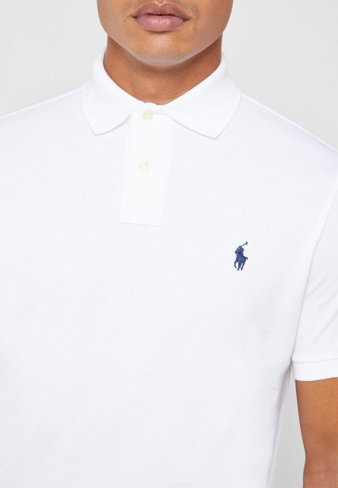 Weiße Poloshirts aus Mesh von Ralph Lauren für Herren