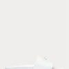 Weiße Ralph Lauren Big Pony Sandalen für Damen