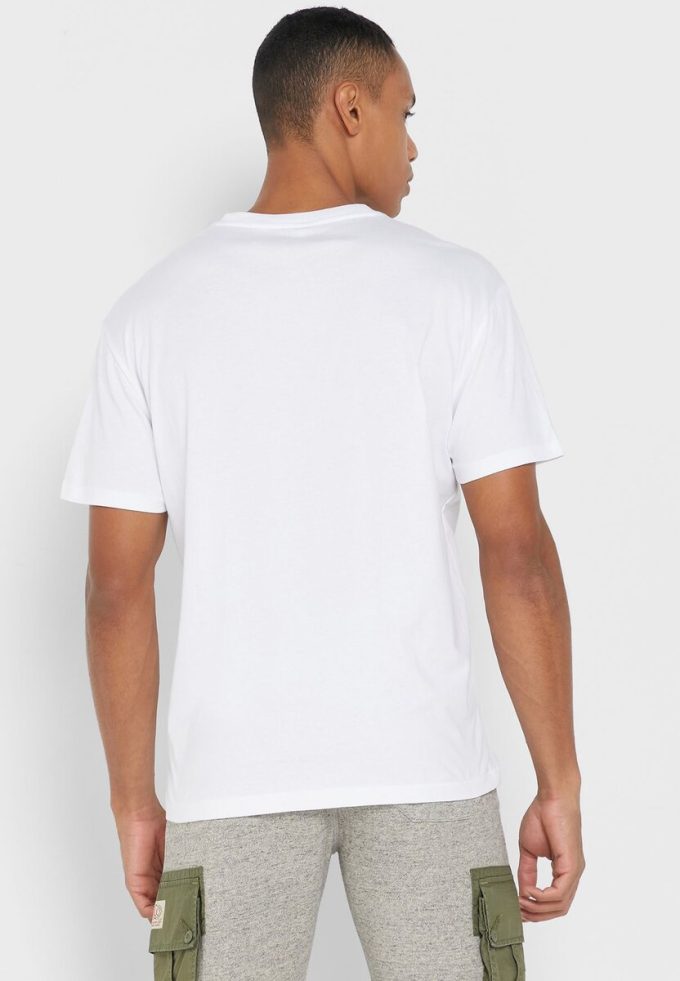 Weiße Ralph Lauren Essential T-Shirts mit Rundhalsausschnitt für Herren