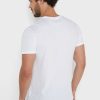 Weiße Ralph Lauren Essential T-Shirts mit Rundhalsausschnitt für Herren