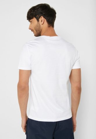 Weiße Ralph Lauren Essential T-Shirts mit Rundhalsausschnitt für Herren