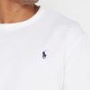 Weiße Ralph Lauren Essential T-Shirts mit Rundhalsausschnitt für Herren