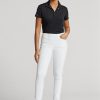 Weiße Ralph Lauren GolfStretch-Sporthose für Damen