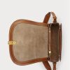 Weiße Ralph Lauren Polo ID Häkelhandtasche für Damen