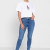 Weiße Ralph Lauren T-Shirts mit Rundhalsausschnitt und Grafik für Damen
