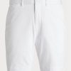 Weiße Ralph Lauren Tailored Fit Stretch-Twill-Shorts für Herren