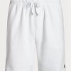 Weiße Ralph Lauren Terry-Shorts mit Kordelzug für Herren