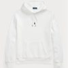 Weißer Ralph Lauren Doppelstrick-Hoodie für Herren