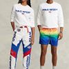 Weißes Fleece-Sweatshirt für Herren von Ralph Lauren Polo Sport