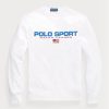 Weißes Fleece-Sweatshirt für Herren von Ralph Lauren Polo Sport